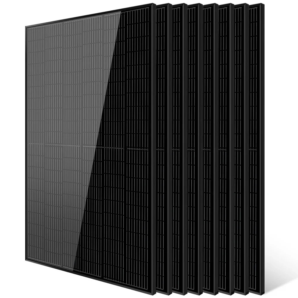 SungoldPower Mono Black PERC Solar Panel, UL 61730, 370W–500W