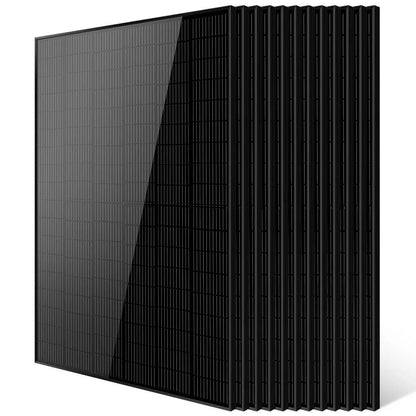 SungoldPower Mono Black PERC Solar Panel, UL 61730, 370W–500W