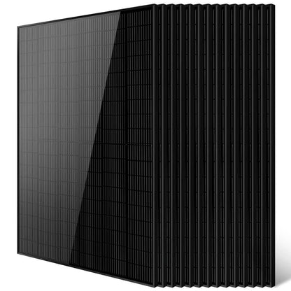 SungoldPower Mono Black PERC Solar Panel, UL 61730, 370W–500W