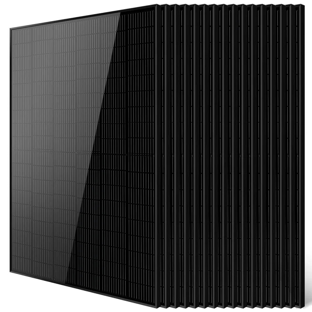 SungoldPower Mono Black PERC Solar Panel, UL 61730, 370W–500W