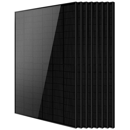 SungoldPower Mono Black PERC Solar Panel, UL 61730, 370W–500W