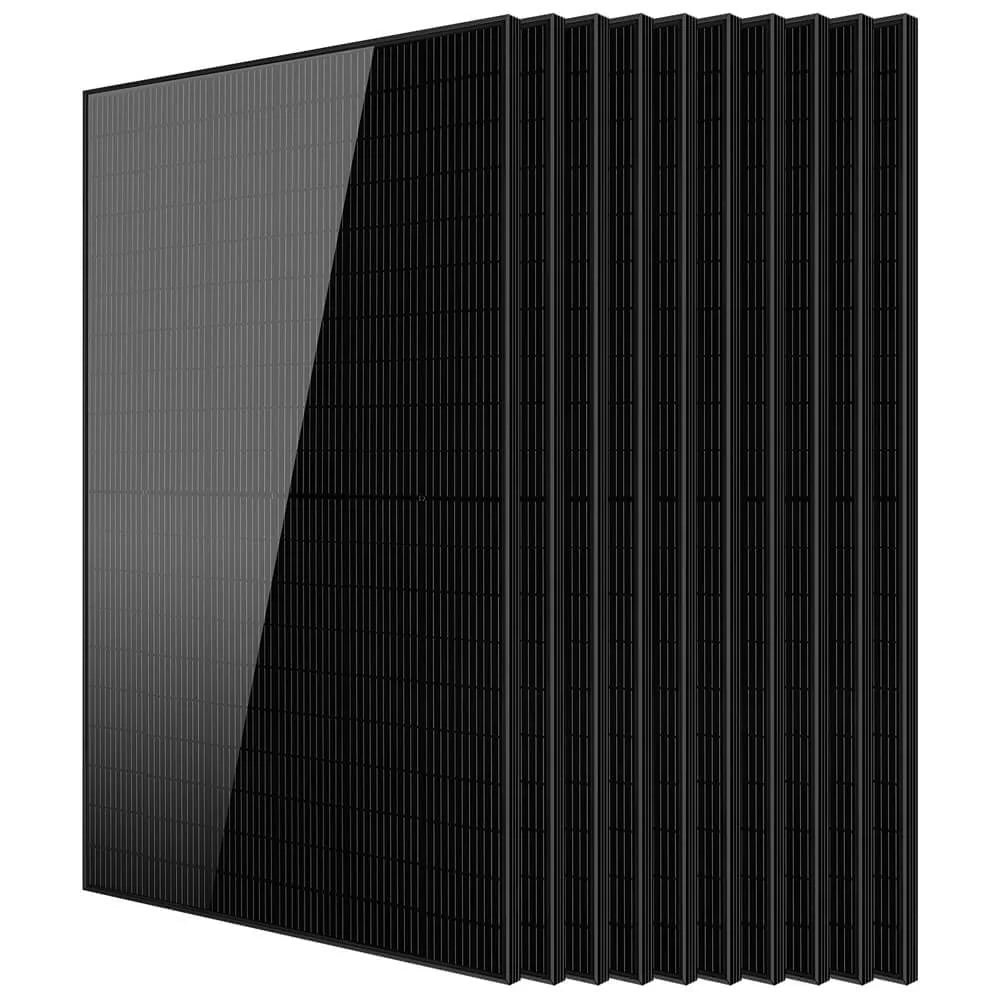 SungoldPower Mono Black PERC Solar Panel, UL 61730, 370W–500W