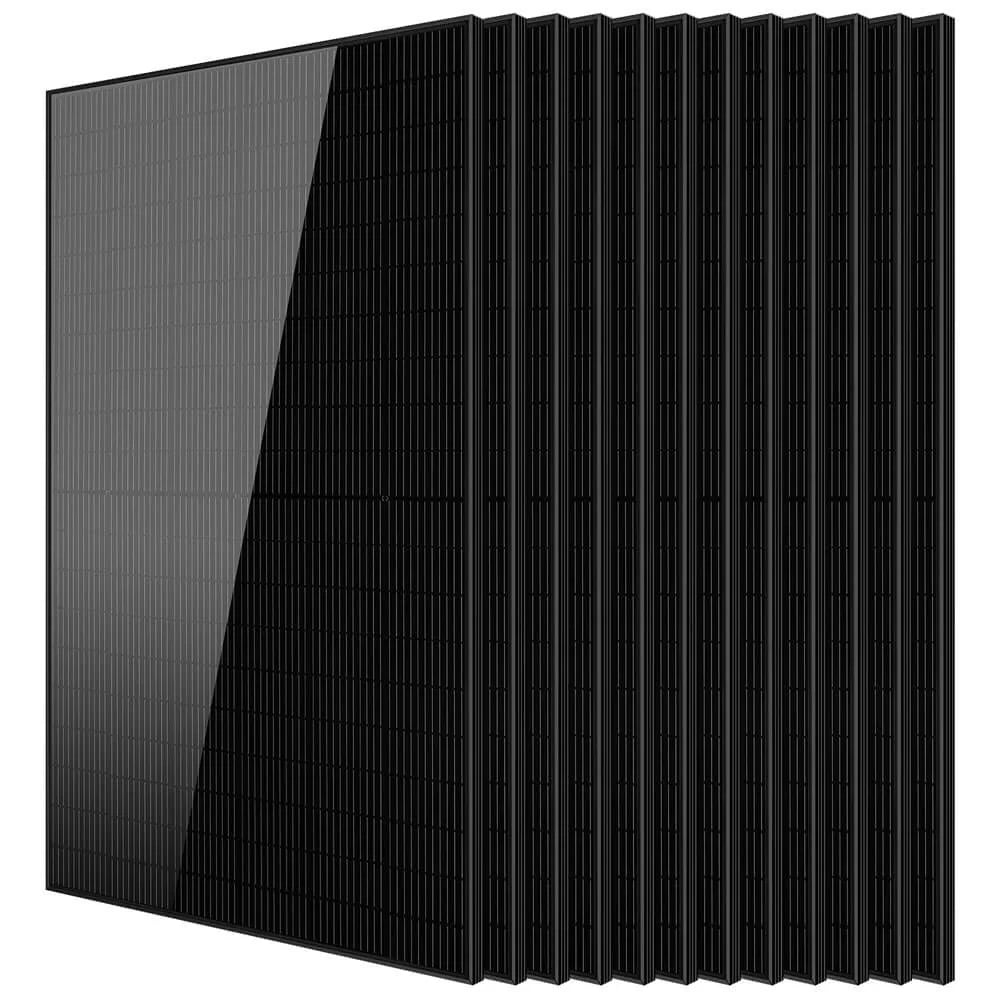 SungoldPower Mono Black PERC Solar Panel, UL 61730, 370W–500W