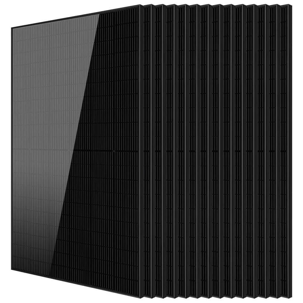 SungoldPower Mono Black PERC Solar Panel, UL 61730, 370W–500W