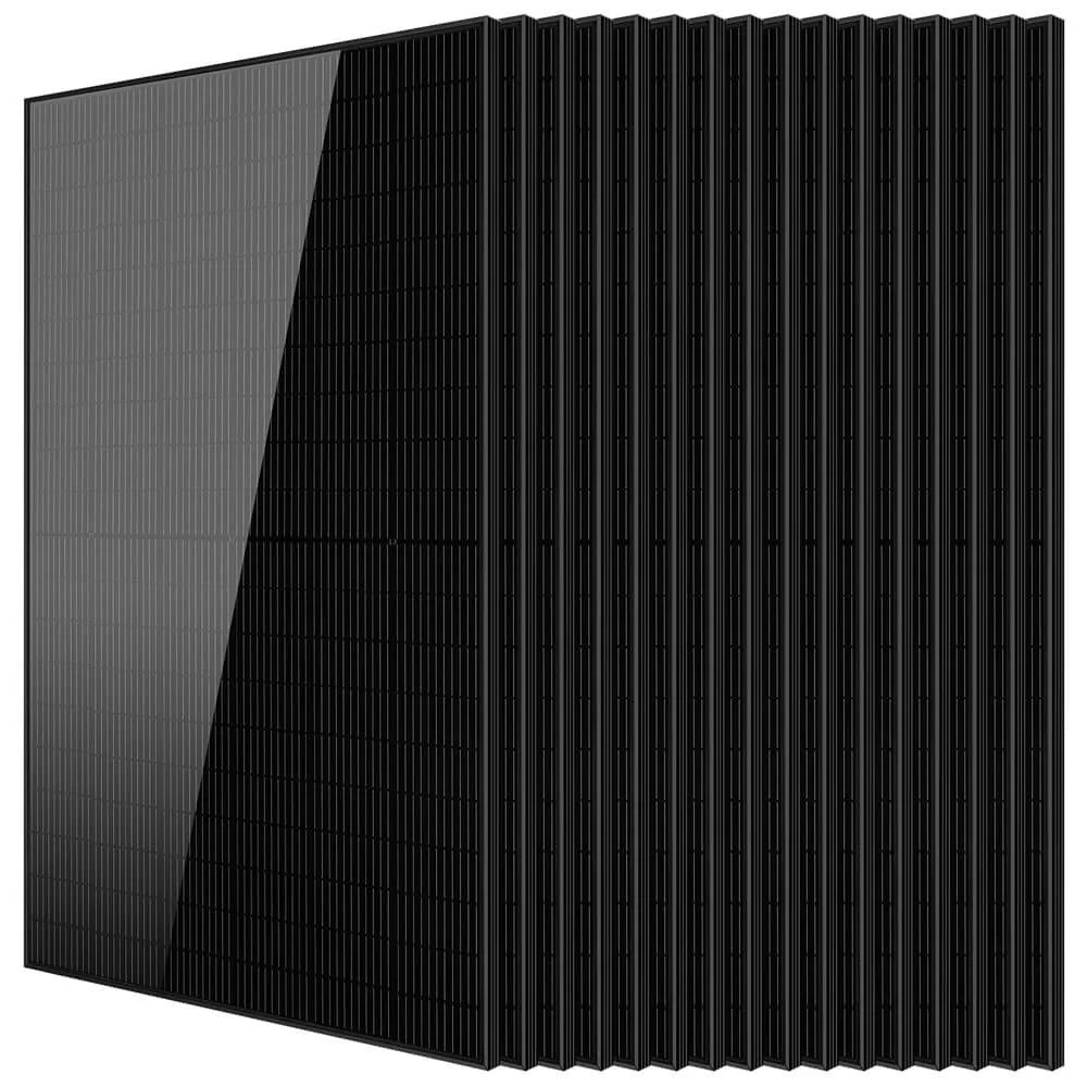 SungoldPower Mono Black PERC Solar Panel, UL 61730, 370W–500W