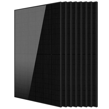 500W Mono Black PERC Solar Panel – UL 61730, CEC Listed, IP68 Rated