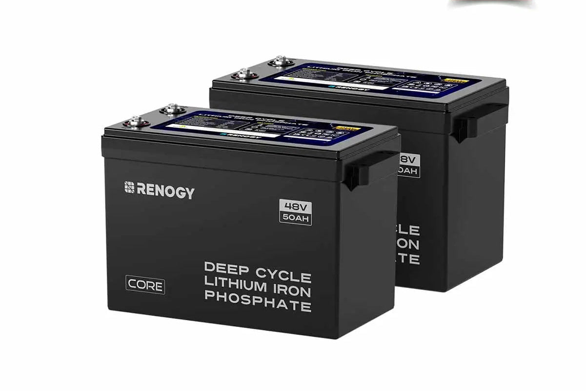 Renogy Core 48V 50Ah LiFePO4 Battery – Smart Deep Cycle with Self-Heating & Bluetooth