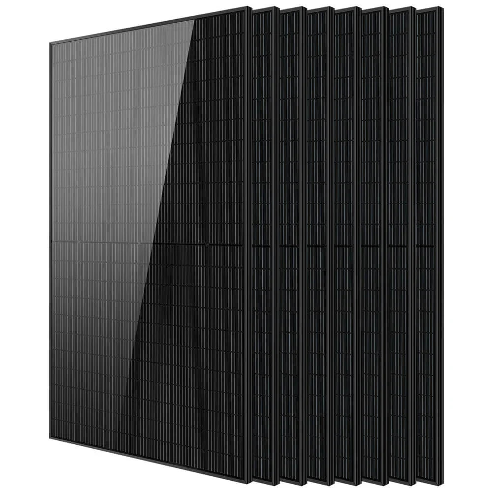 SungoldPower Mono Black PERC Solar Panel, UL 61730, 370W–500W