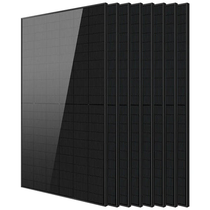 SungoldPower Mono Black PERC Solar Panel, UL 61730, 370W–500W