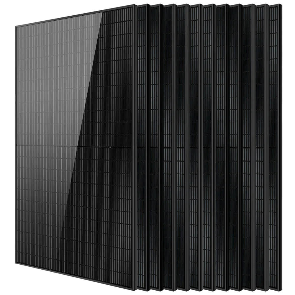 SungoldPower Mono Black PERC Solar Panel, UL 61730, 370W–500W