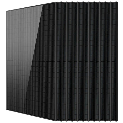 SungoldPower Mono Black PERC Solar Panel, UL 61730, 370W–500W