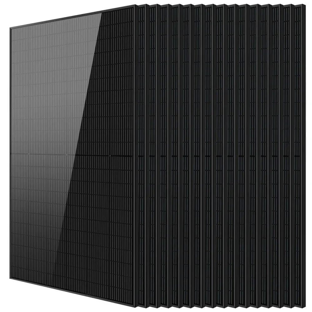 SungoldPower Mono Black PERC Solar Panel, UL 61730, 370W–500W