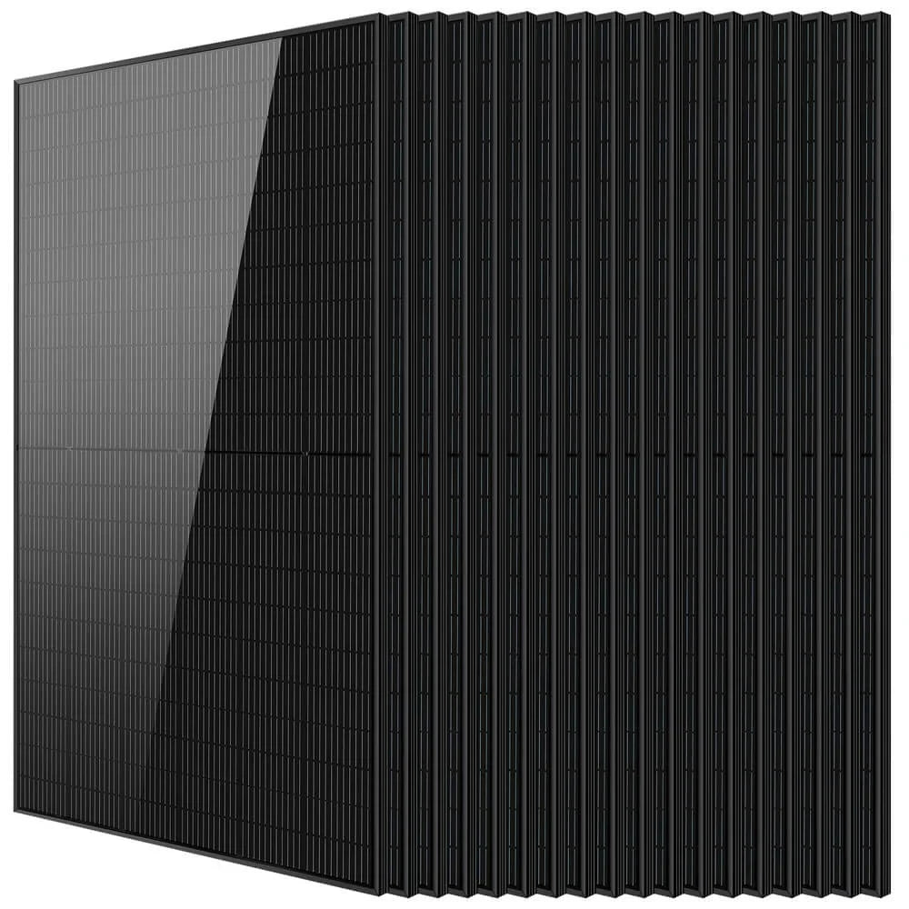 SungoldPower Mono Black PERC Solar Panel, UL 61730, 370W–500W