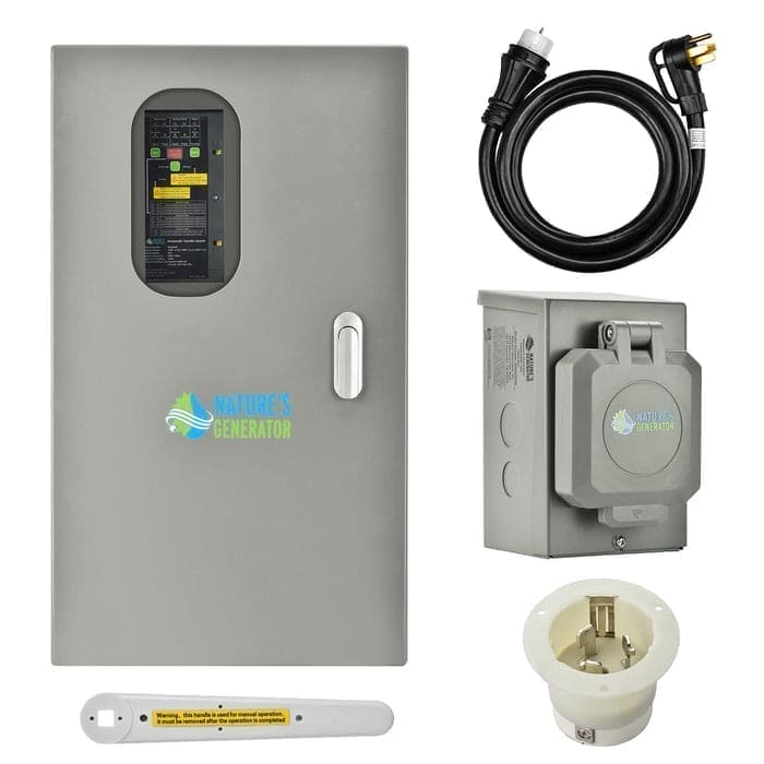 Nature’s Generator Lithium 6000 with Transfer Switch – Backup Power System