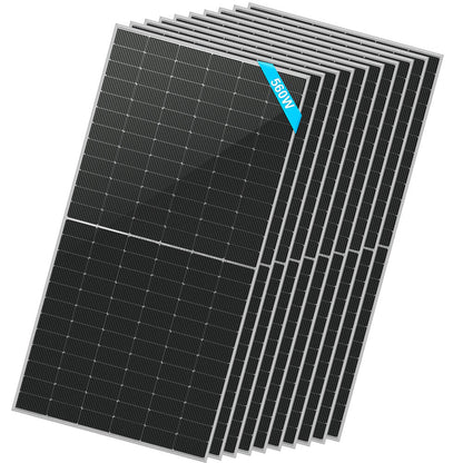 560W Bifacial Monocrystalline PERC Solar Panel – High Efficiency, 25-Year Warranty