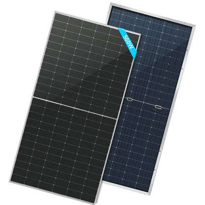 560W Bifacial Monocrystalline PERC Solar Panel – High Efficiency, 25-Year Warranty