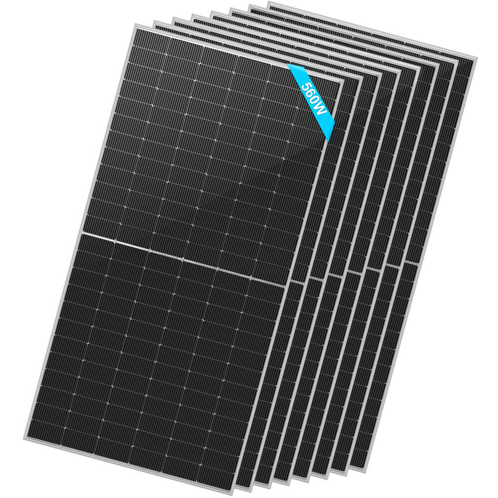 560W Bifacial Monocrystalline PERC Solar Panel – High Efficiency, 25-Year Warranty