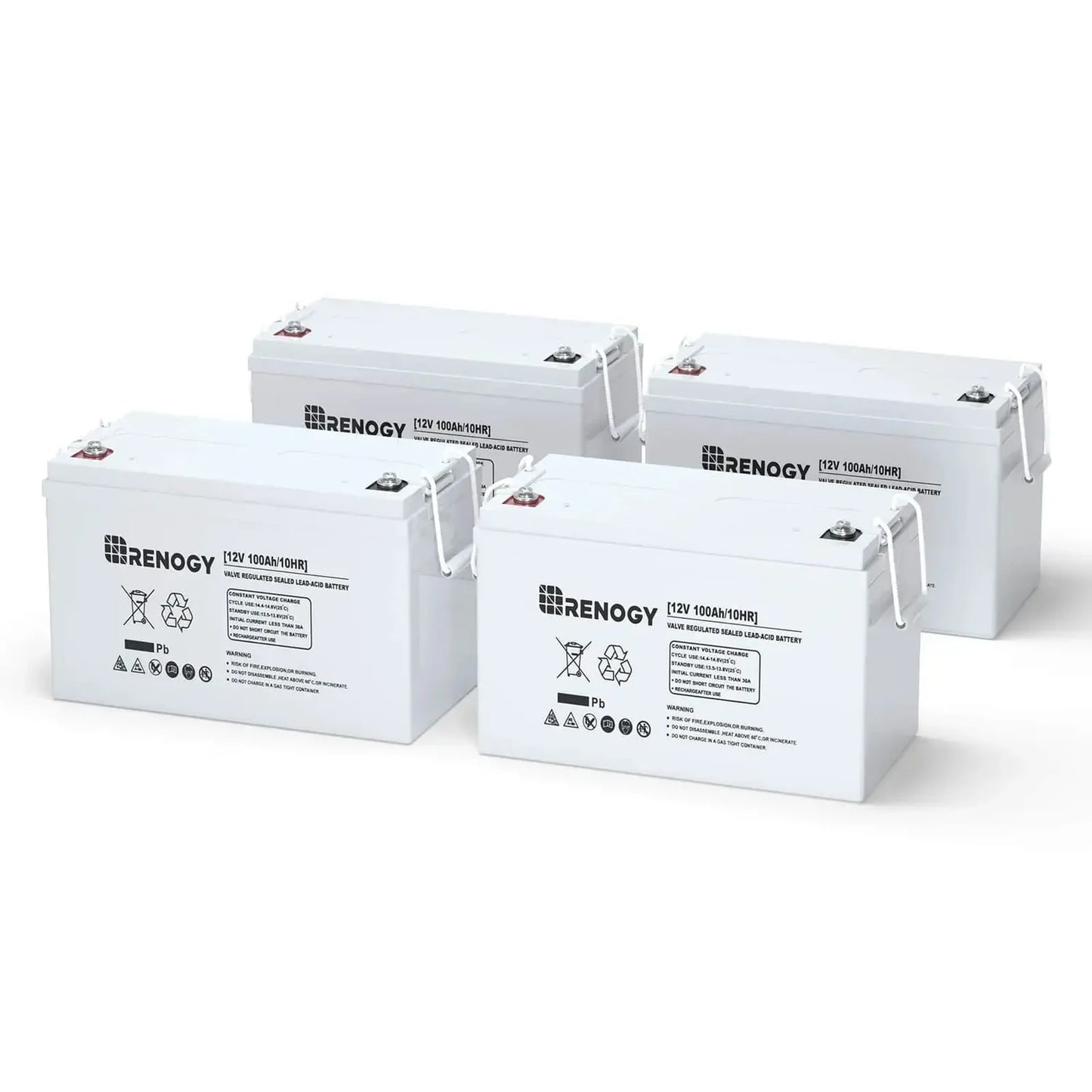 Renogy Deep Cycle AGM Battery – 12V 100Ah / 200Ah Maintenance-Free