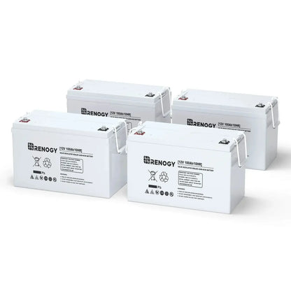 Renogy Deep Cycle AGM Battery – 12V 100Ah / 200Ah Maintenance-Free