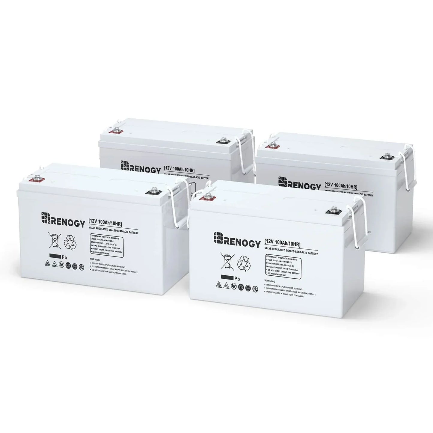 Renogy Deep Cycle AGM Battery – 12V 100Ah Maintenance-Free