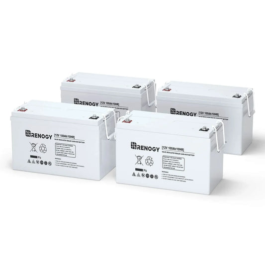 Renogy Deep Cycle AGM Battery – 12V 100Ah Maintenance-Free