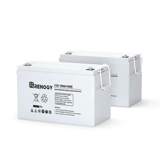 Renogy Deep Cycle AGM Battery – 12V 100Ah Maintenance-Free