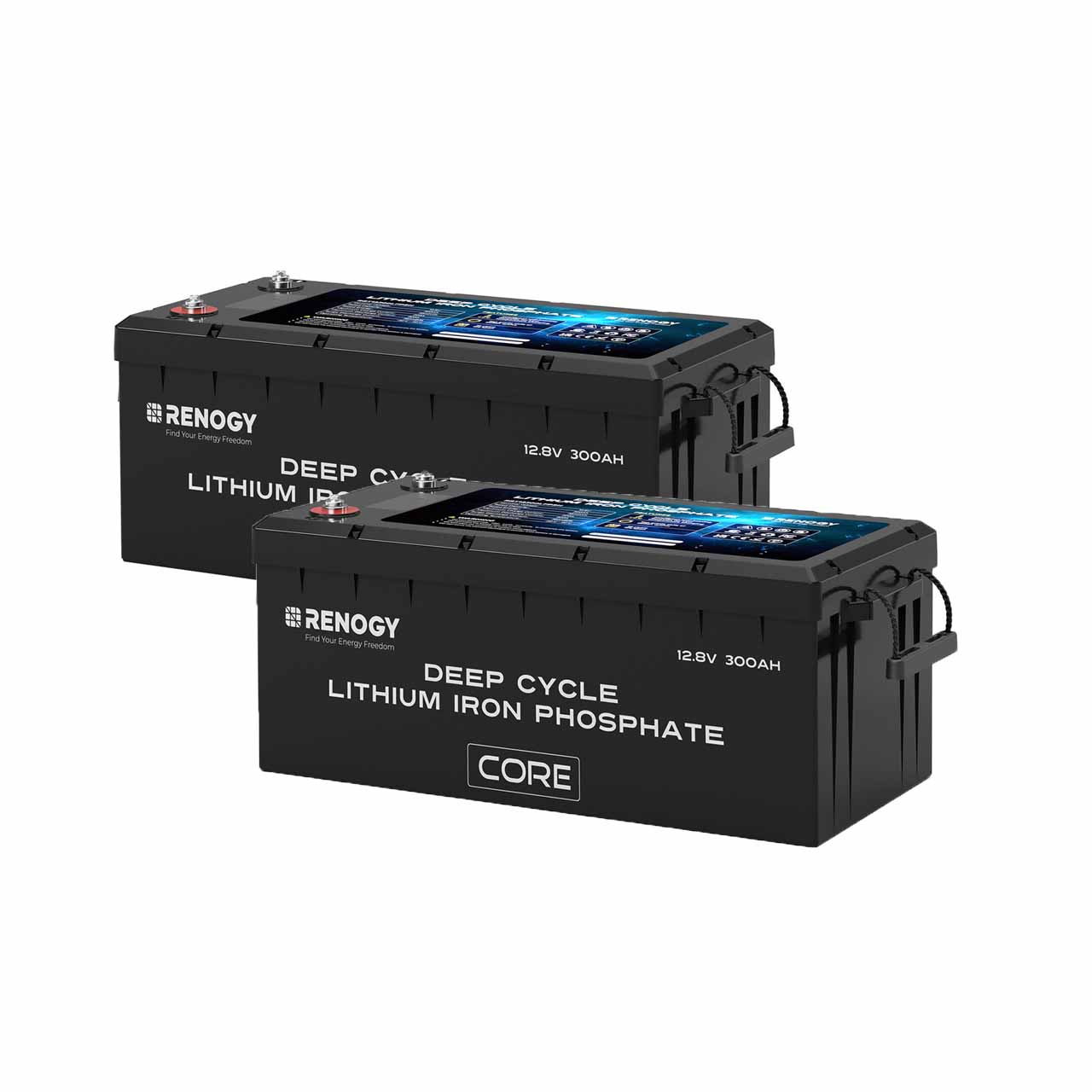 Renogy Core 300Ah LiFePO4 Battery – 12V Deep Cycle with Self-Heating & Bluetooth