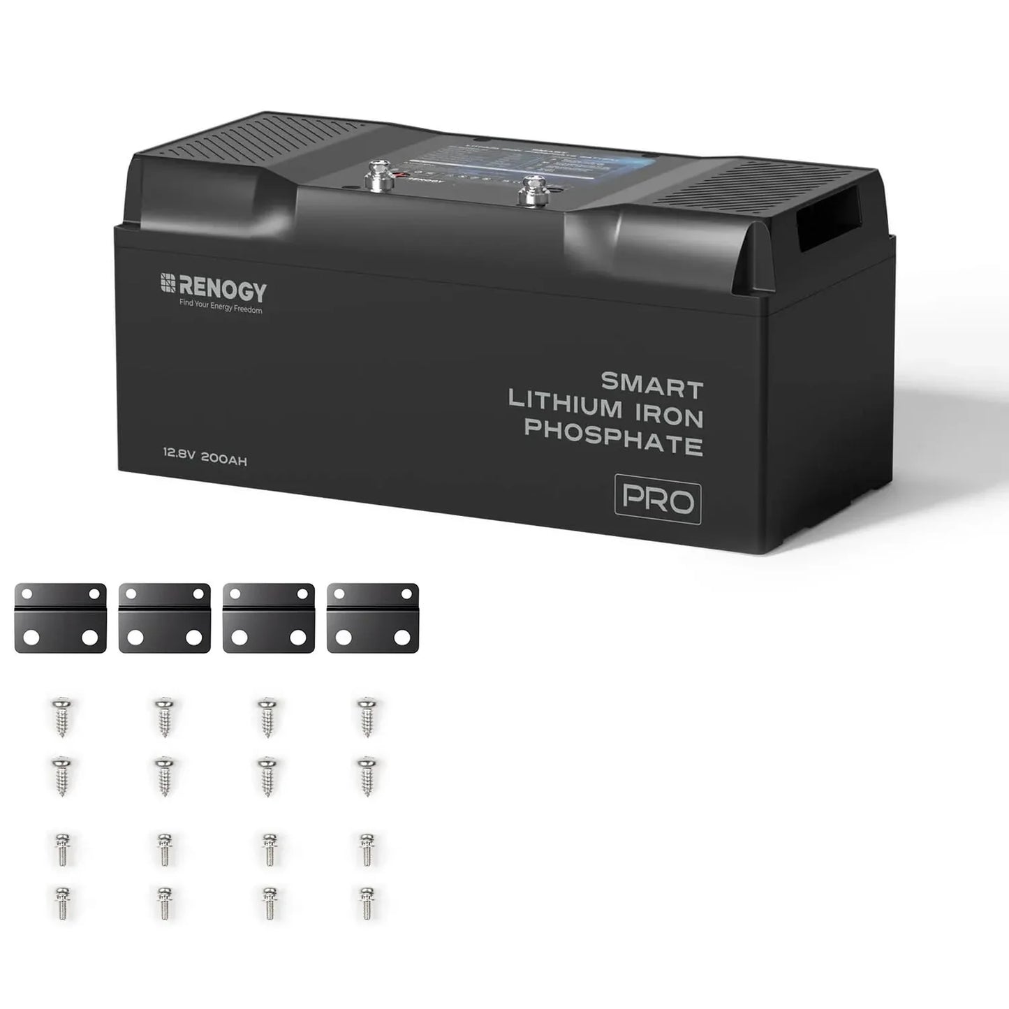 Renogy Pro Smart LiFePO4 Battery – 12V 100Ah / 200Ah with Bluetooth & Self-Heating