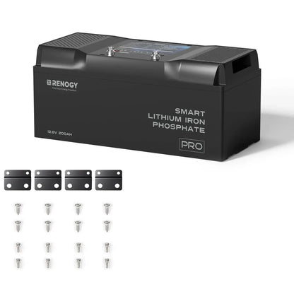 Renogy Pro Smart LiFePO4 Battery – 12V 100Ah / 200Ah with Bluetooth & Self-Heating