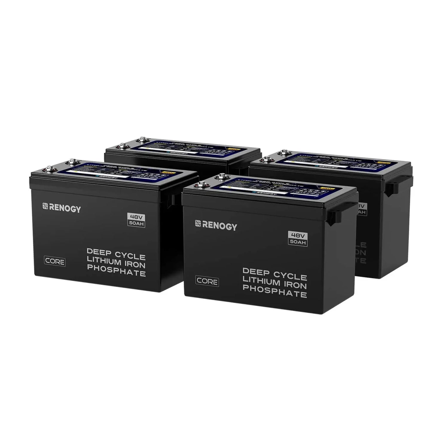 Renogy Core 48V 50Ah LiFePO4 Battery – Smart Deep Cycle with Self-Heating & Bluetooth