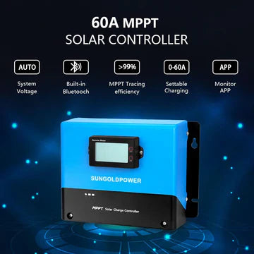 Off-Grid Solar Kit 3000W 12VDC 120V with LiFePO4 Battery and 2 × 300W Solar Panels – SungoldPower SGK-PRO3