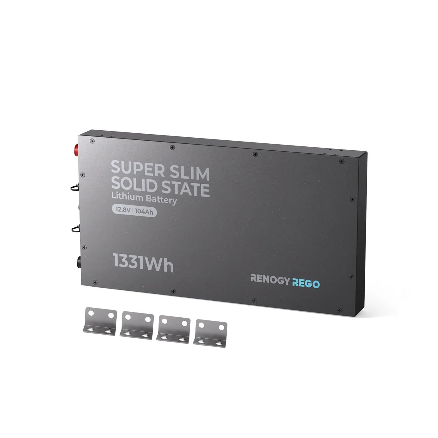 Renogy REGO 104Ah Solid State LiFePO4 Battery – 12V Super Slim Deep Cycle