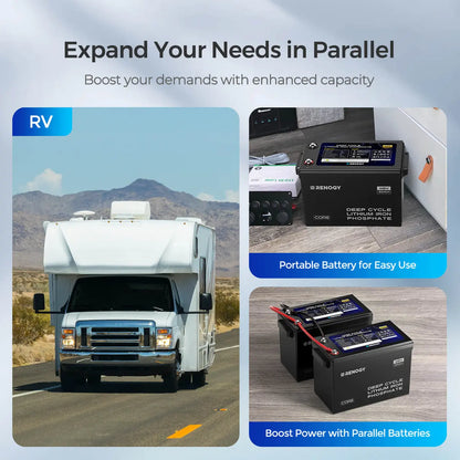 Renogy Core 48V 50Ah LiFePO4 Battery – Smart Deep Cycle with Self-Heating & Bluetooth