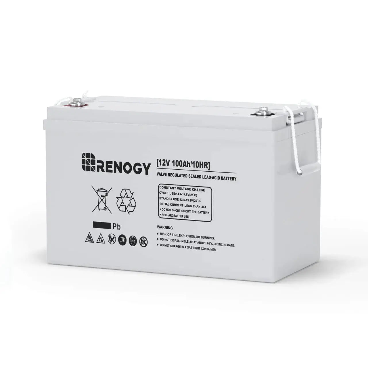 Renogy Deep Cycle AGM Battery – 12V 100Ah / 200Ah Maintenance-Free