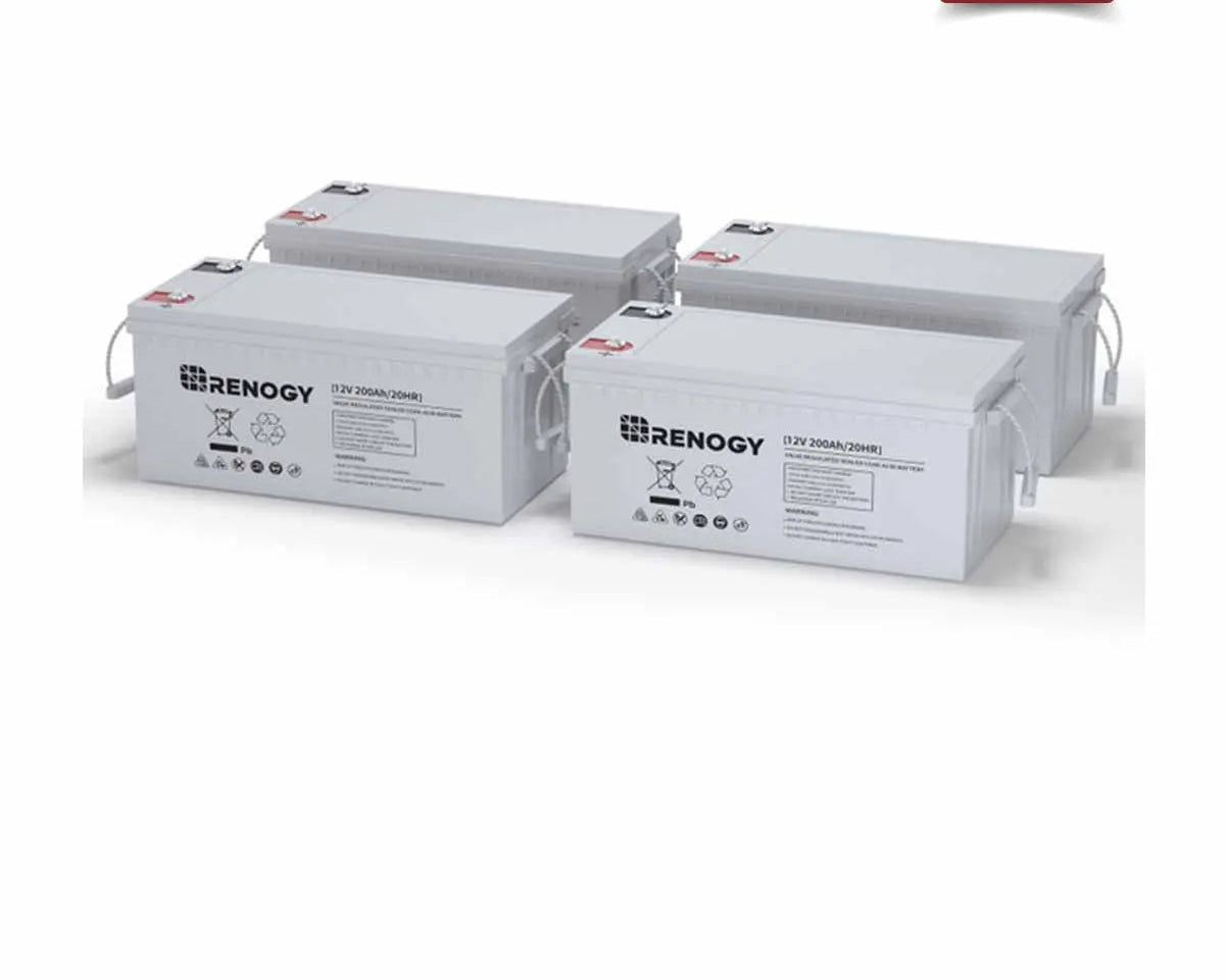 Renogy Deep Cycle AGM Battery – 12V 100Ah / 200Ah Maintenance-Free