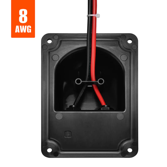 Cable Entry Plate RS-G05 – Polypropylene Housing with UL 8AWG 600V Wires & MC4 Connectors