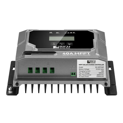 BRAVO 40 – 40A MPPT Solar Charge Controller, 12V/24V Compatible