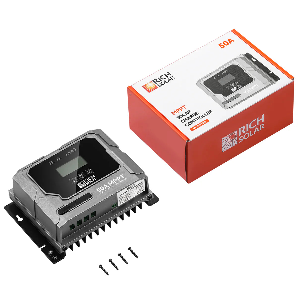 BRAVO 50 – 50A MPPT Solar Charge Controller, 12V/24V Compatible