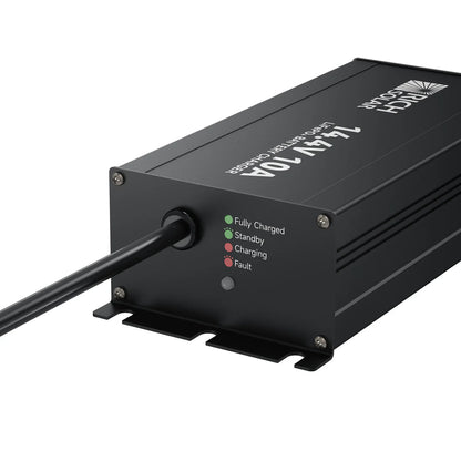 Rich Solar 12V (14.4V) 10A LiFePO4 Battery Charger 100–240VAC Smart Protection