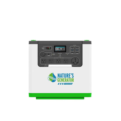Nature’s Generator Lithium 3600 Series – 3600W to 7200W LiFePO4 Solar Power Stations with Expandable Battery Options