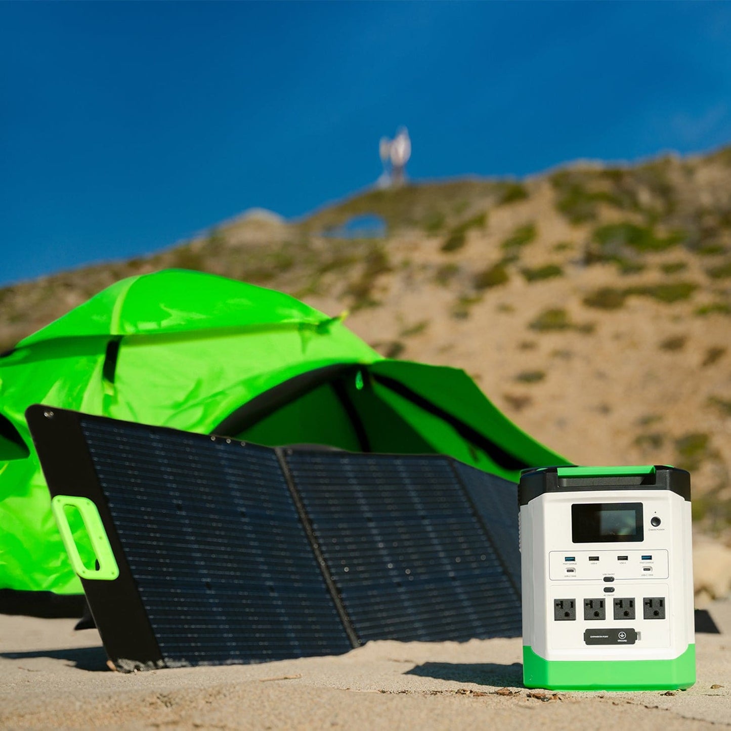Nature’s Generator Lithium 1800 Solar Generator – 1800W Portable Power Station with LiFePO4 Battery