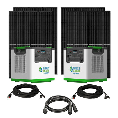 Nature’s Generator Lithium 3600 Solar Generator – Expandable Off-Grid Power System