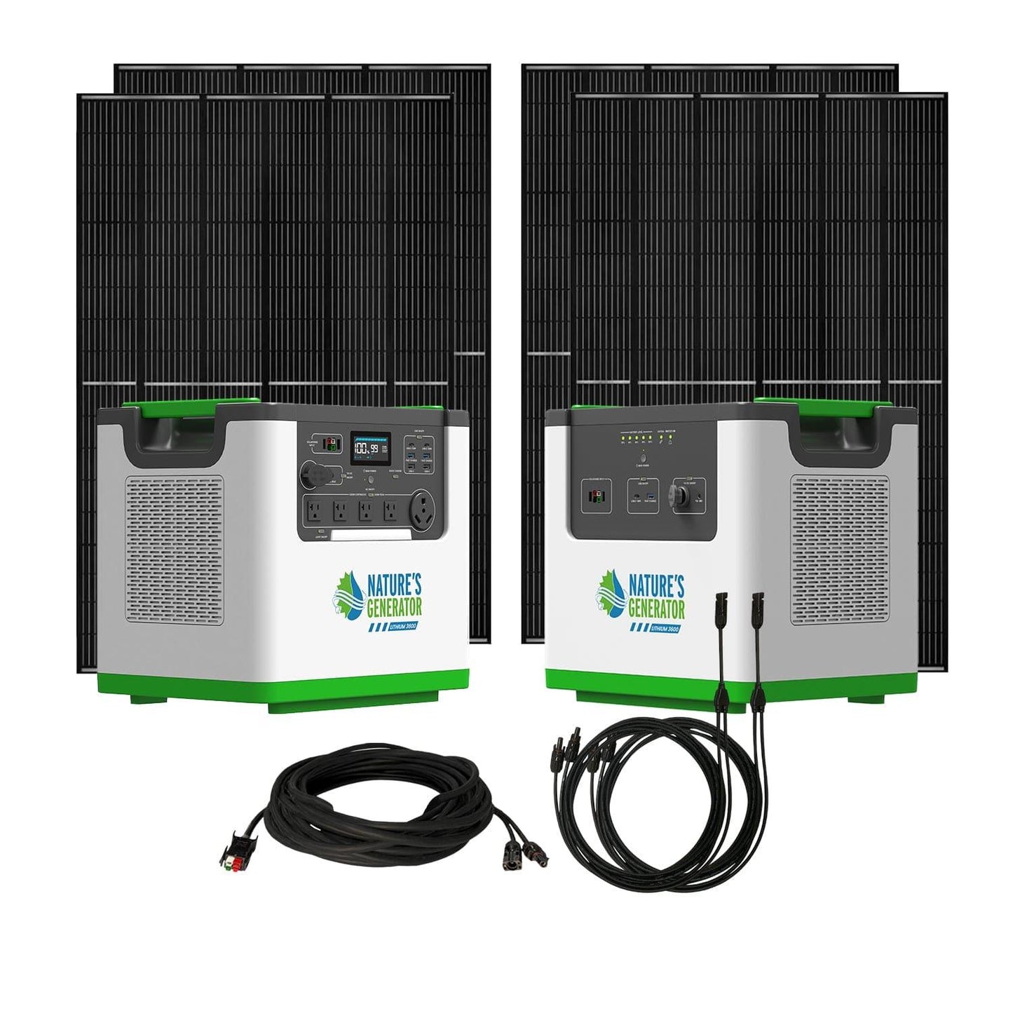 Nature’s Generator Lithium 3600 Solar Generator – Expandable Off-Grid Power System