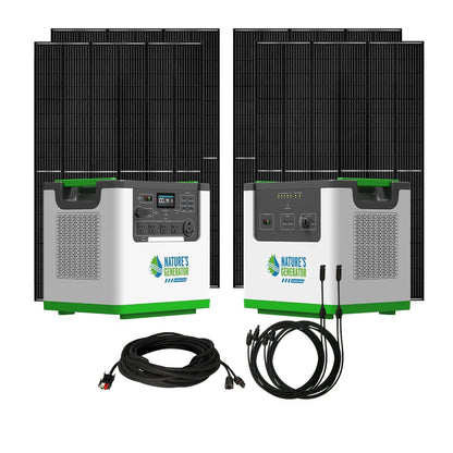 Nature’s Generator Lithium 3600 Solar Generator – Expandable Off-Grid Power System