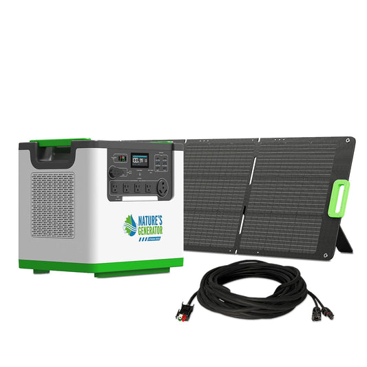 Nature’s Generator Lithium 3600 Solar Generator – Expandable Off-Grid Power System