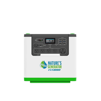 Nature’s Generator Lithium 3600 Solar Generator – Expandable Off-Grid Power System