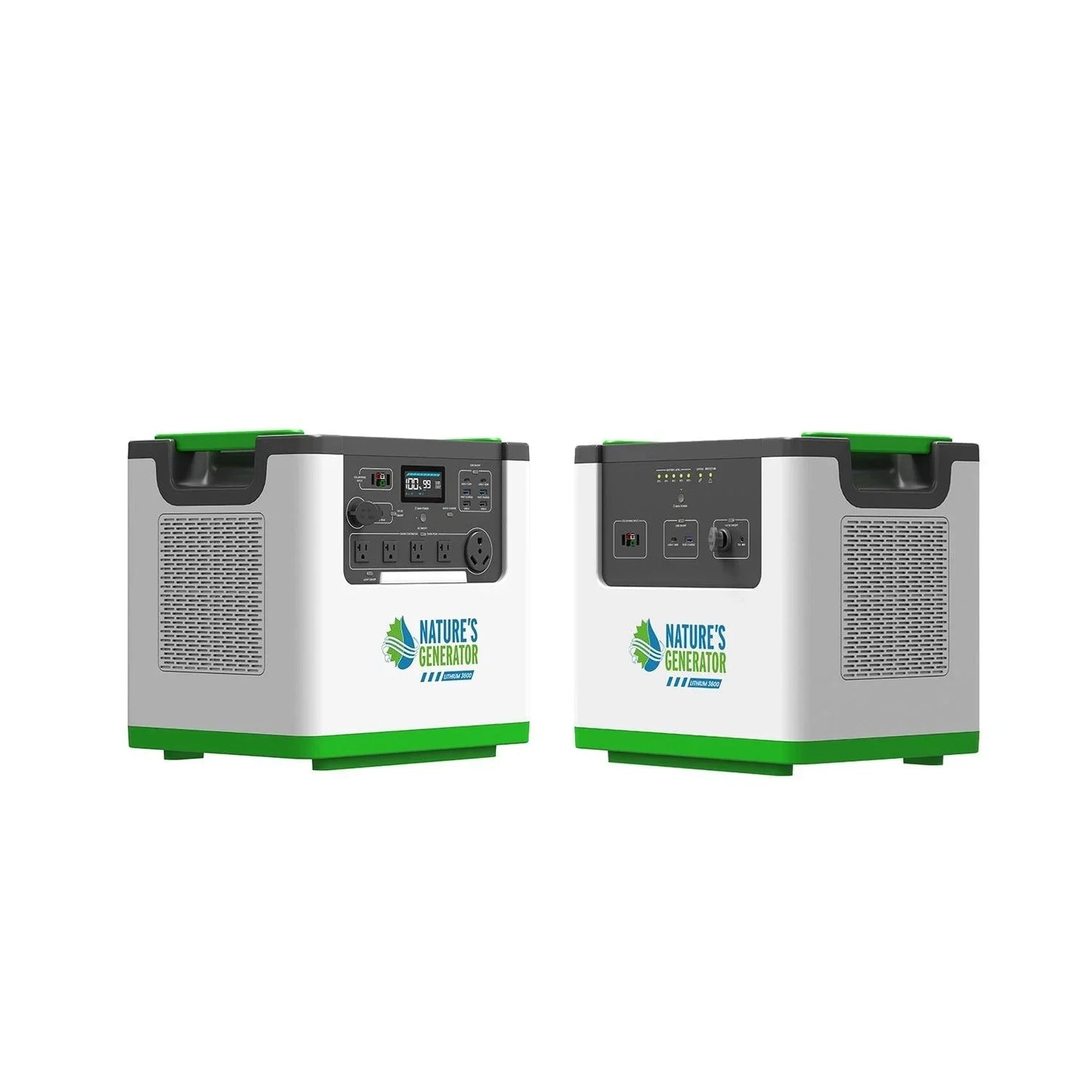 Nature’s Generator Lithium 3600 Series – 3600W to 7200W LiFePO4 Solar Power Stations with Expandable Battery Options