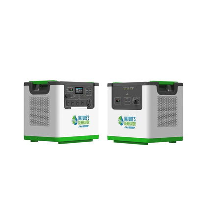 Nature’s Generator Lithium 3600 Series – 3600W to 7200W LiFePO4 Solar Power Stations with Expandable Battery Options