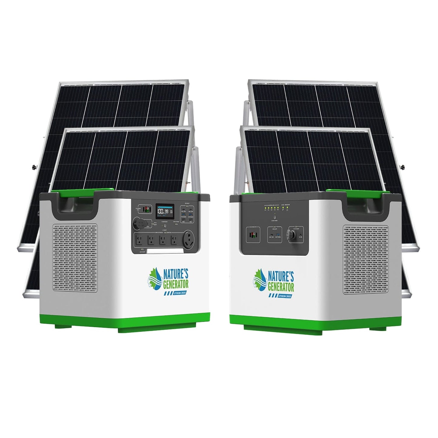 Nature’s Generator Lithium 3600 Solar Generator – Expandable Off-Grid Power System