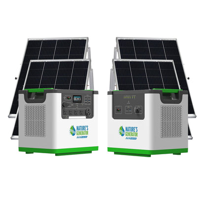 Nature’s Generator Lithium 3600 Solar Generator – Expandable Off-Grid Power System
